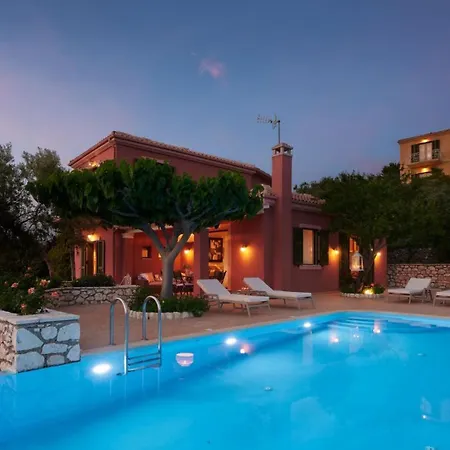Awesome Lefkada - 2 Bedrooms - Kamothias - Great Sea Views - Fantastic Pool Terrace Villa Tsoukaladhes