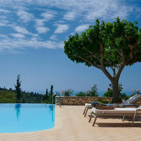 Villa Awesome Lefkada - 2 Bedrooms - Kamothias - Great Sea Views - Fantastic Pool Terrace